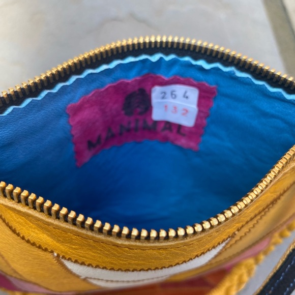 Manimal leather patch pouch - Picture 6 of 8